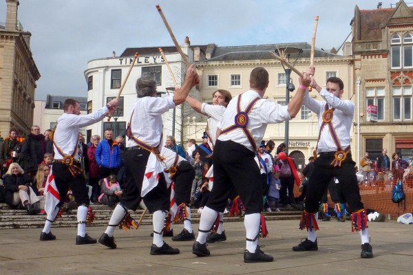 Brighton Morris at Exeter Cathedral