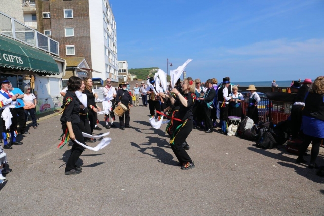 Glory of the West dancing Seaton seafront